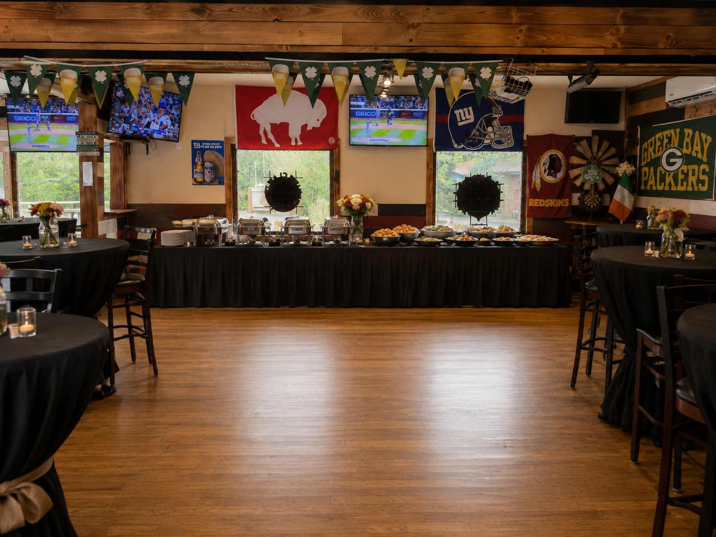 A private event set up at Stinsons Hub