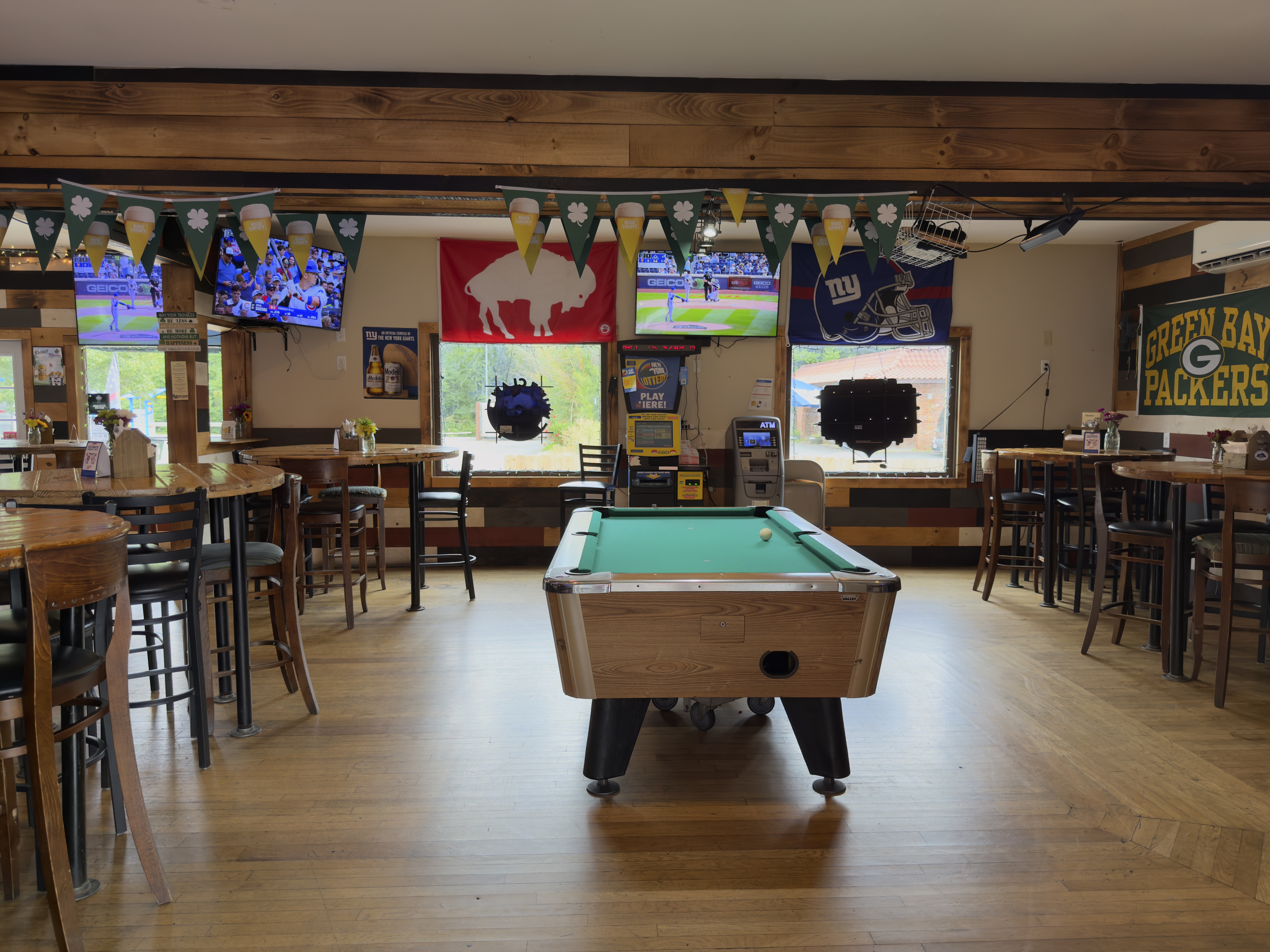 Buffet-ready game room