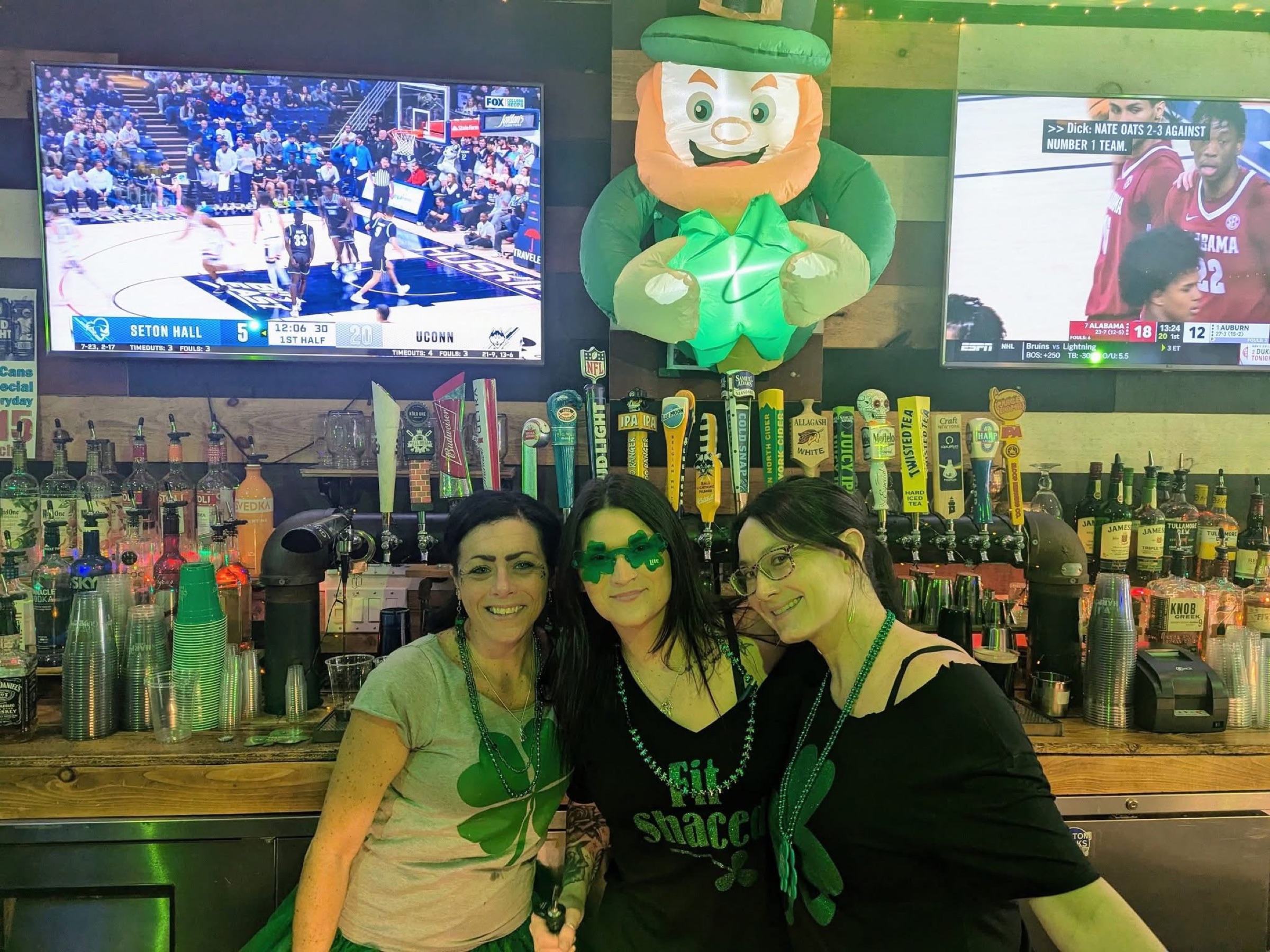 The team behind the bar